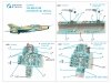 Quinta Studio QD48447 MiG-21UM 3D-Printed coloured Interior on decal paper (Trumpeter) 1/48